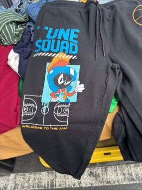 Tune Squad Black Graphic Jogger Pants